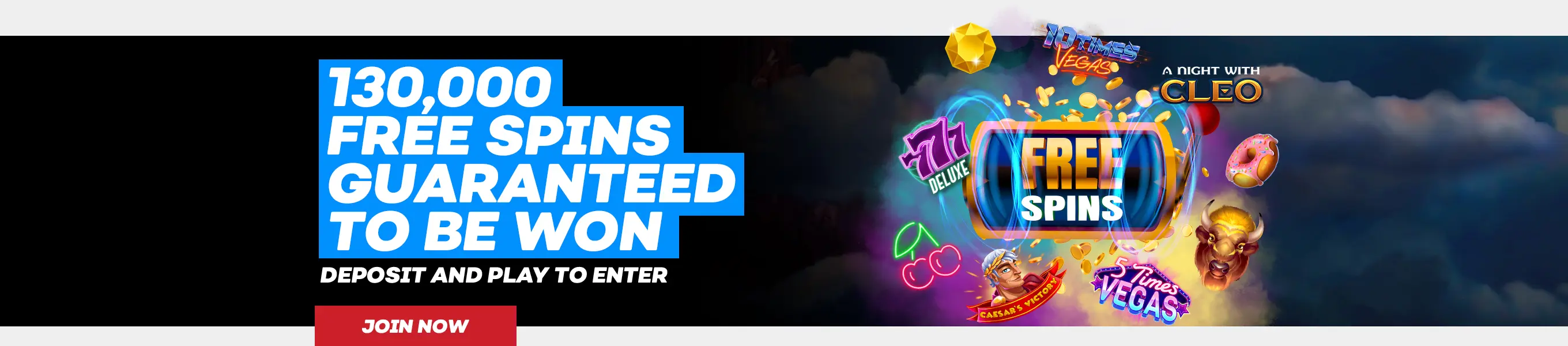 130,000 Free Spins